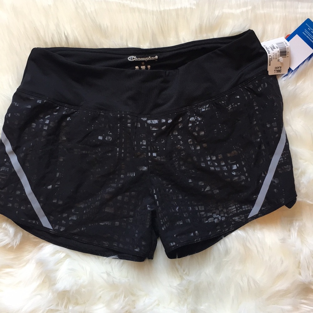 Champion Black Running Shorts